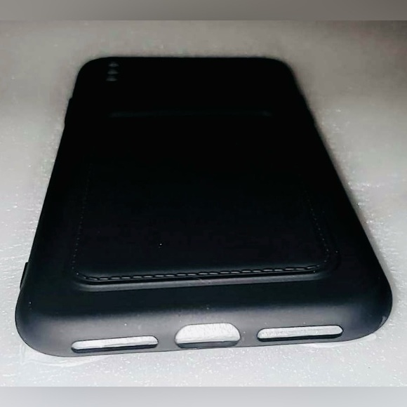 iPhone XS Silicone Case with Wallet | Black | NIP - Picture 6 of 7